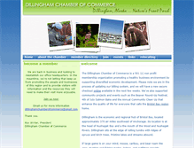 Tablet Screenshot of dillinghamchamberofcommerce.org